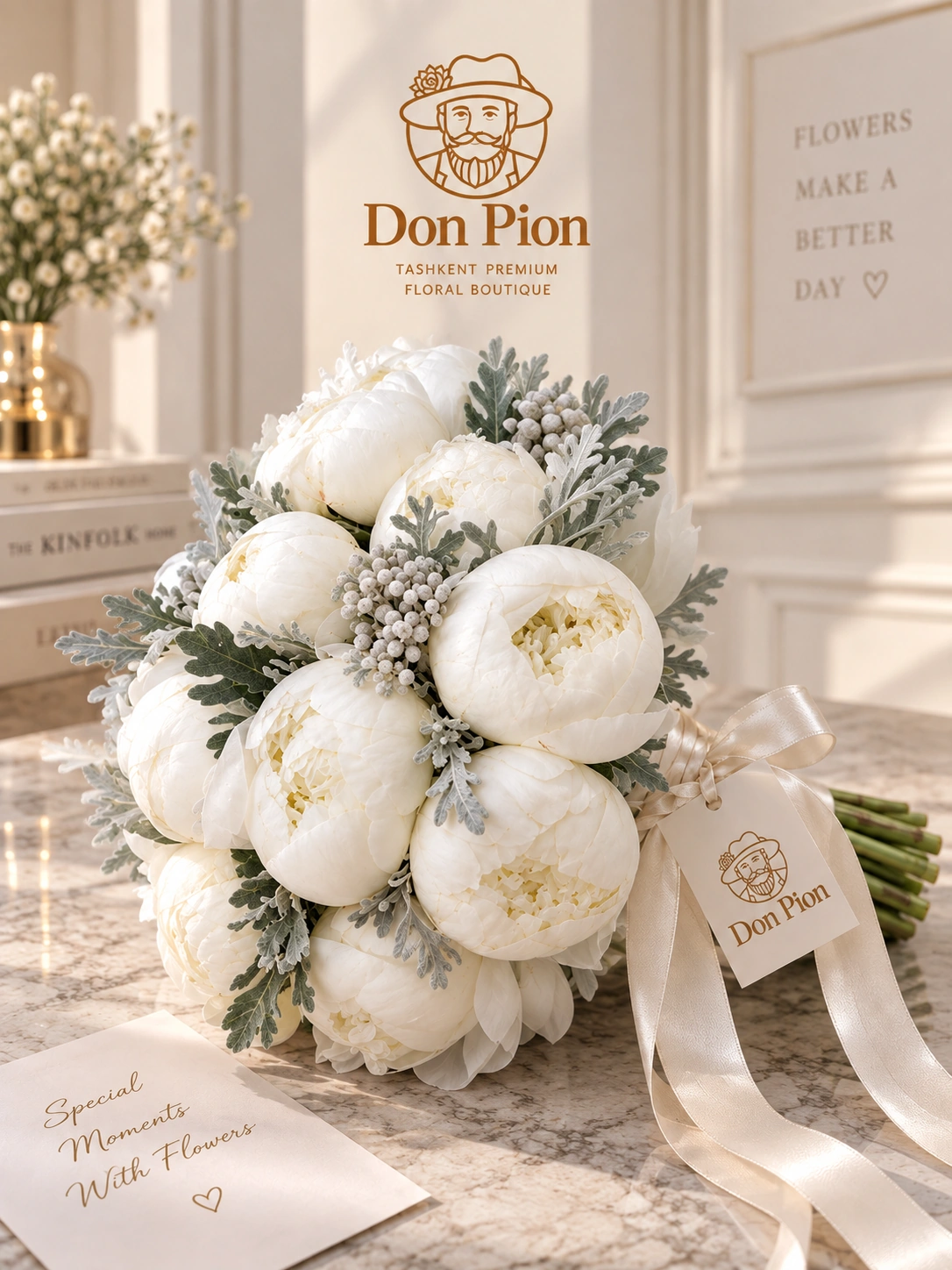 WHITE PEONY ELEGANCE